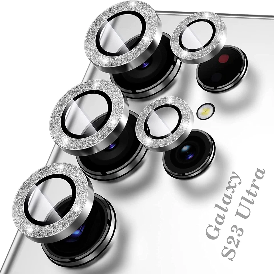 Fr Samsung Galaxy S25 Ultra S24+ S23 Glitter Diamond Camera Lens Protector Cover - Image 4 of 4