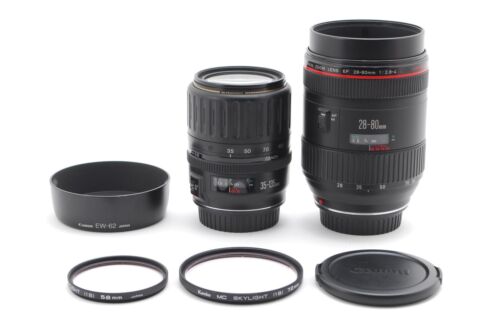 【Mint】 Canon EF 28-80mm f2.8-4 L USM + EF 35-135mm f4-5.6 AF Zoom From JAPAN