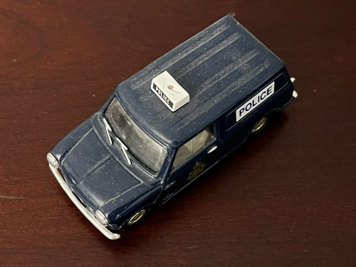 Vintage Corgi Toys Blue Diecast Austin Police Mini Van #448 1/43 - Picture 7 of 9