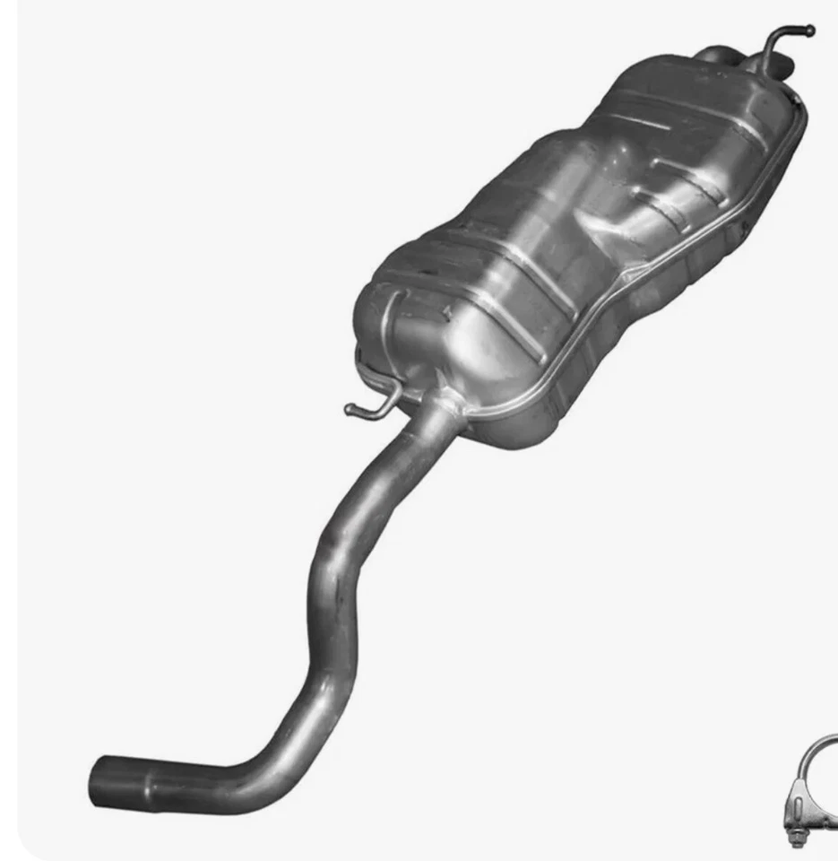 Silenciador de escape trasero ajuste directo se adapta a: Volkswagen Beetle 2006-2010 2,5 L Foto 3 de 4