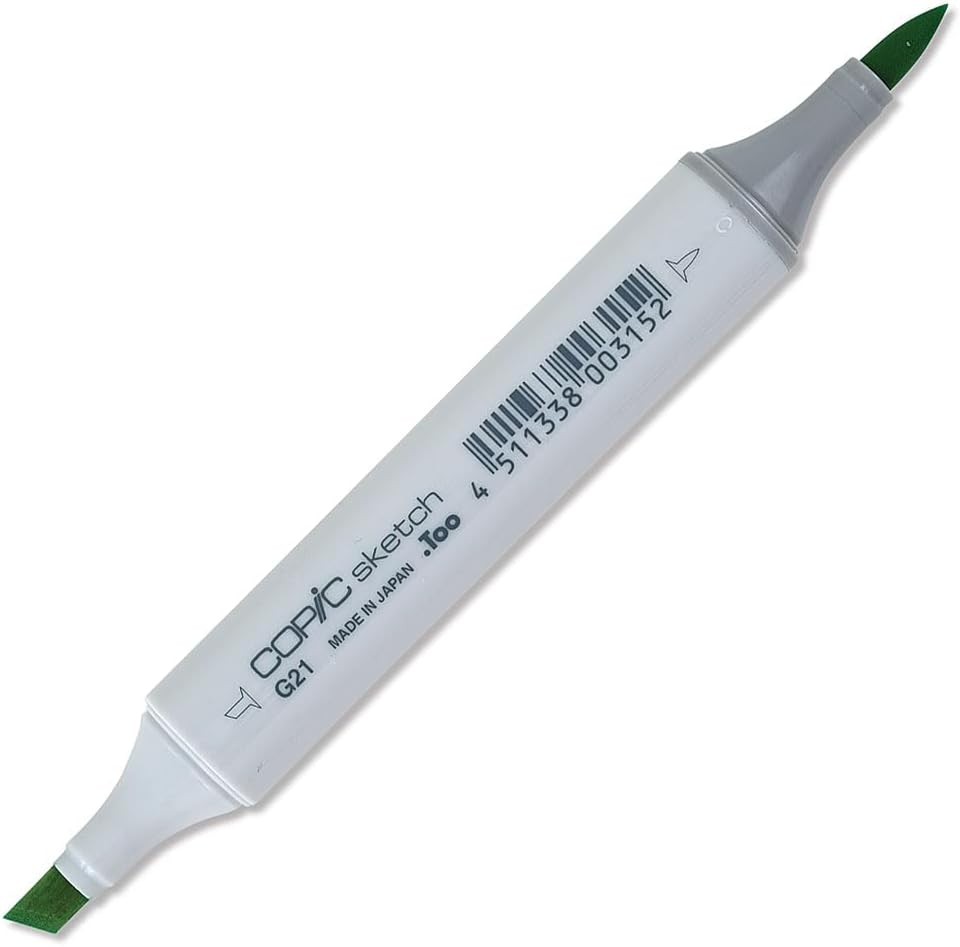 G21-Sketch Markers in Vibrant Lime Green-image