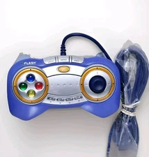 Replacement Vtech Wired Controller #9140 Purple Blue For Game System V.Flash