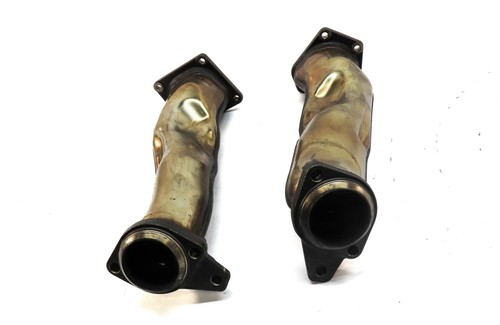 2013 MERCEDES ML550 (W166) 4.6L TURBO M278 ENGINE EXHAUST MANIFOLD PIPE SET 2 - Picture 2 of 8