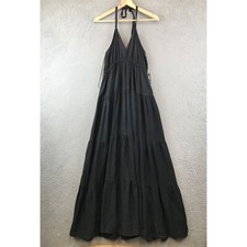 New Express Maxi Dress Women's Small Black Sleeveless
