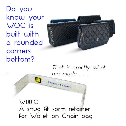 NO MORE sagging WOC bag Proven results handbag shaper for Wallet on Chain bag. - Picture 2 of 13