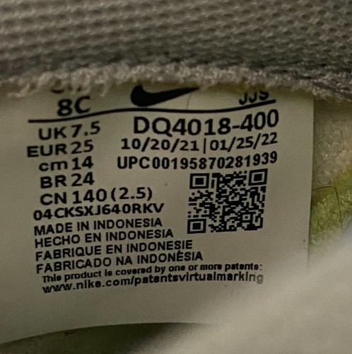 Nike Air Max 90 SE Low Sun Club taglia 8C blu Treeline Nature DQ4016-400 bambino - Foto 2 di 7