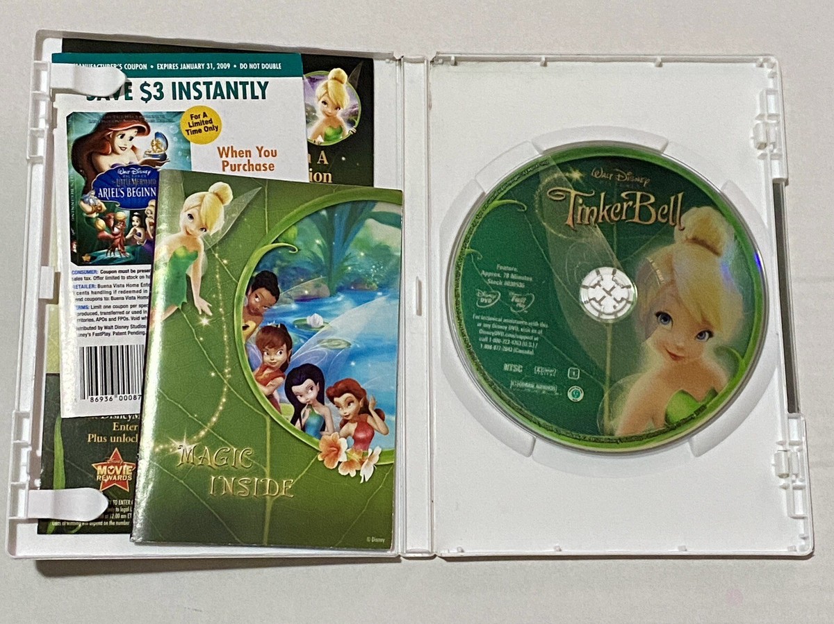 Tinker Bell (DVD, 2008) 786936265484| eBay