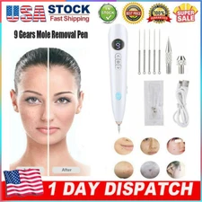 LCD Laser Skin Tag Freckle Wart Dot Mole Remove Pen Dark Spot Tattoo Removal