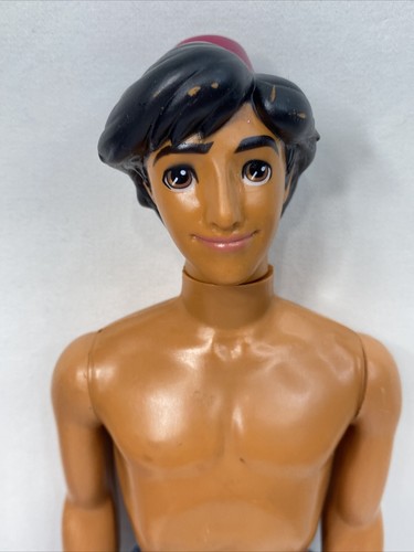 Juego de muñecas Disney Aladino y Jazmín en ropa púrpura Mattel - Imagen 7 de 10