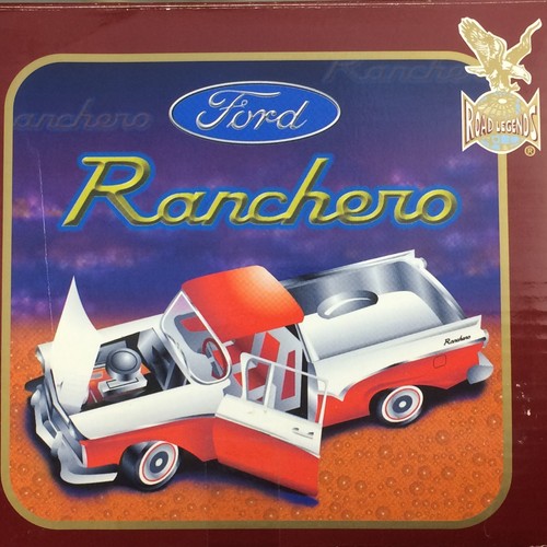 Road Legends 1957 Ford Ranchero Red White 1:18 Diecast (C4), In Original Package - Picture 10 of 19
