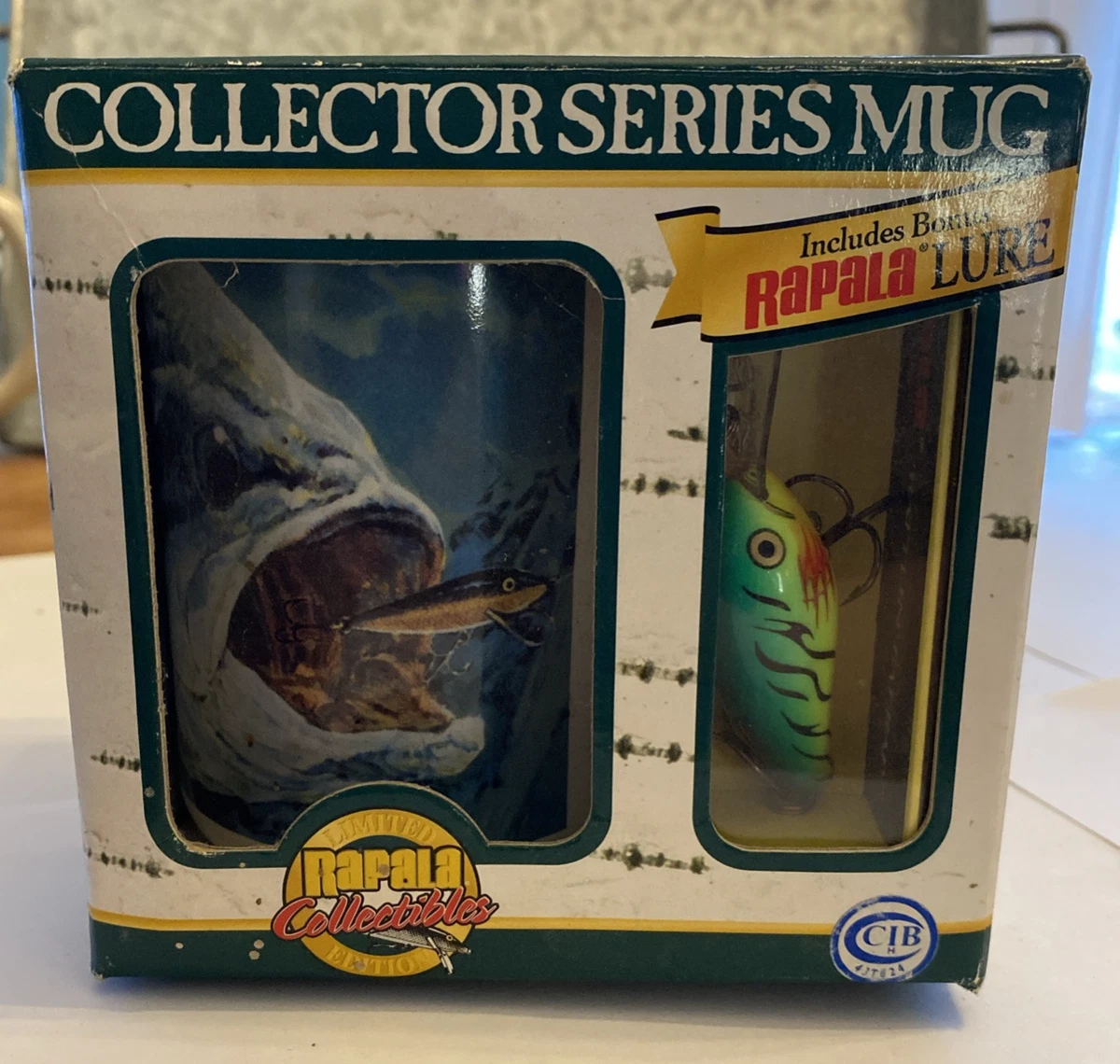 Tasse à Café Collector Rapala – Édition Spéciale Pêche, Basse à Grande Bouche