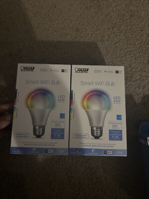 Feit Electric Wi-Fi Smart Bulbs 2 New And 2 Bonus