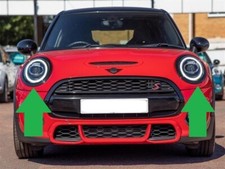 GLANZ SCHWARZ SCHEINWERFER RÜCKLICHT LAMPE ABDECKUNGEN PASST FÜR MINI 2014+ F55 F56 F57 COOPER