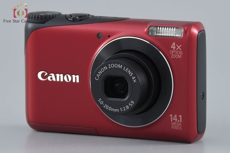 Canon PowerShot A2200 14.1 MP Digital Camera - Red English 