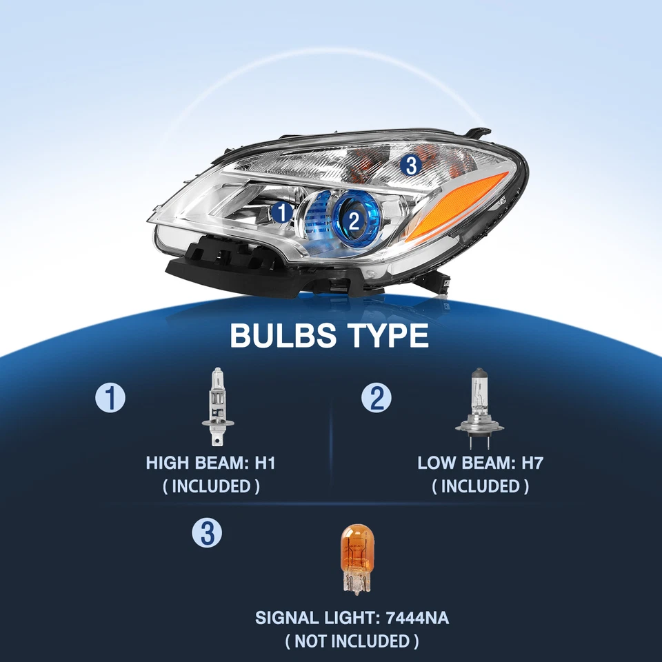 Conjunto de faros de fábrica para proyector Buick Encore 2013 2014 2015 2016 13-16 Foto 2 de 4