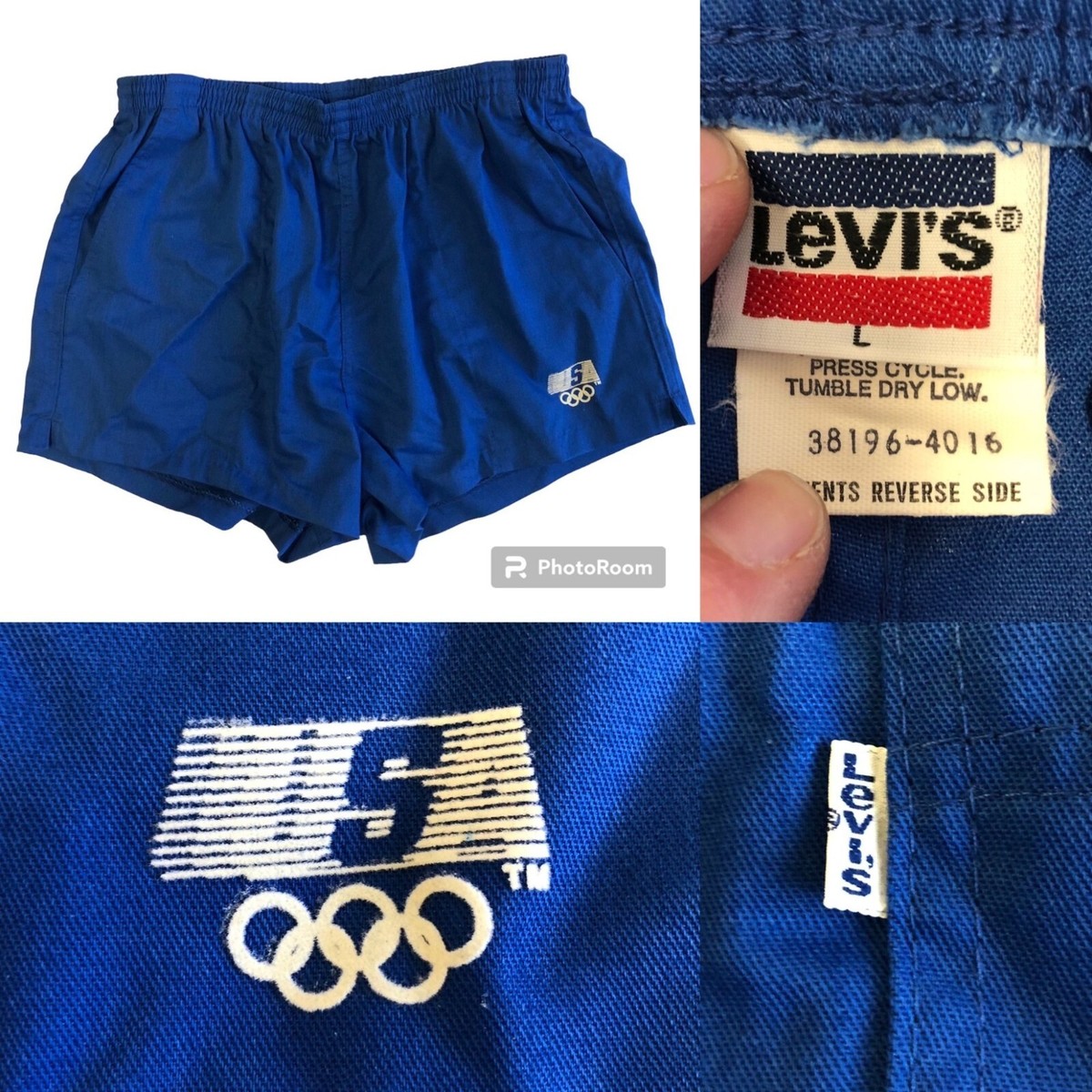 80s Levi’s 547 オリンピック デッドストック USA New Deadstock Vtg 80's Levis USA Olympics LoGo Men Blue