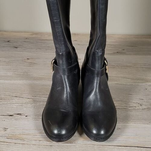 Ralph Lauren Marion Black Knee-High Boots Sz 6B - Picture 7 of 14