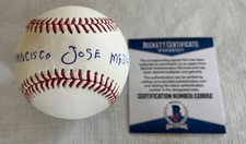 Francisco Jose Mejia Full Name Signed Autographed Baseball Beckett