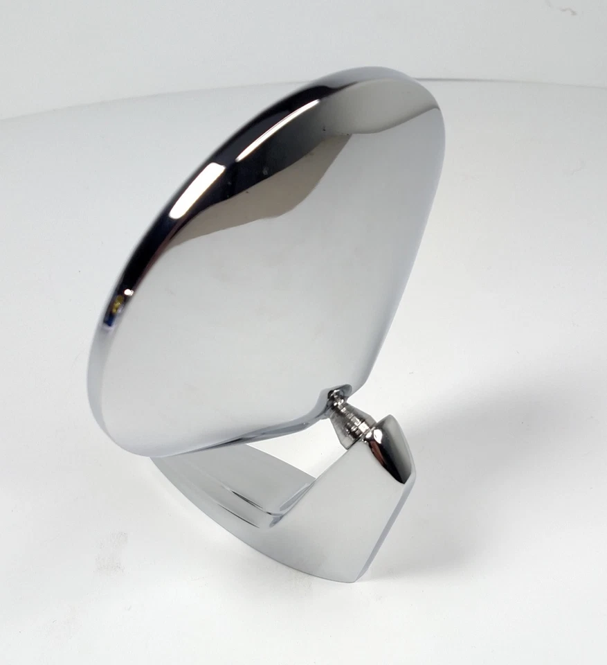 Par (2) espejos retrovisores exteriores/exteriores cromados para Mopar 1966-75 Foto 4 de 4