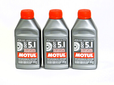 Motul DOT 5.1 - 1.5 Liters AM - Long Life Fully Synthetic Brake Fluid (3 x 0.5L)