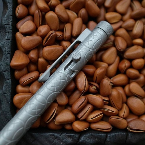 EDC Titanium Pocket Ball Pen Office Signature Working Pen Outdoor Portable Pen - Picture 10 of 13
