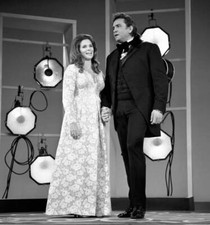 June Carter Johnny Cash on The Glen Campbell Hour TV Show 1970 Old Photo 3