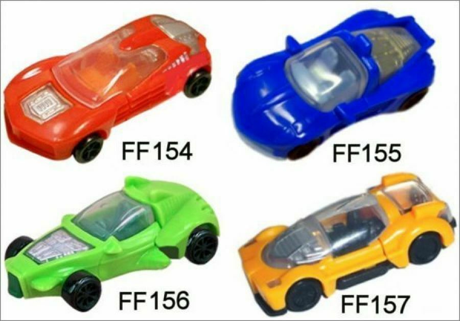 RACING CARS COMPLETE SET OF 4 WITH ALL PAPERS KINDER SURPRISE EGG TOYS 2014/2015