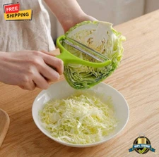1 pc Stainless Steel Cabbage Shredder & Vegetable Peeler - Durable Kitchen Tool