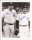 Bill Dickey & Yogi Berra Autograph Signed 8x10 photo psa/dna New York Yankees