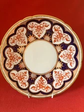 c 1885 Wileman & Co Foley China fluted serving plate #2  "Japan" pattern #9066