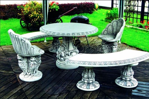Antik Stil Stein Sessel Bank Stuhl Garten Edler Design Thron Terrase 260 Sofort - Bild 2 von 5