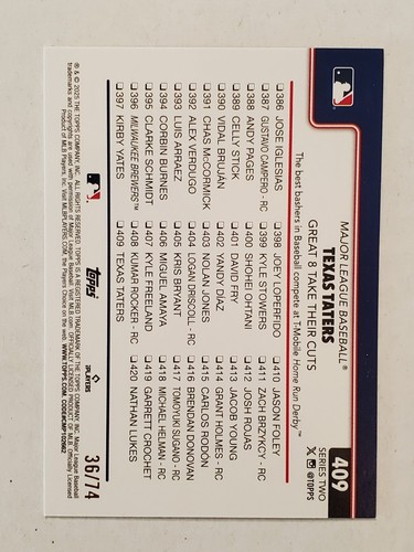 TEXAS TATERS - Witt Henderson++ 2025 Topps Series 2 BLACK PARALLEL #'d 36/74 - Picture 2 of 2