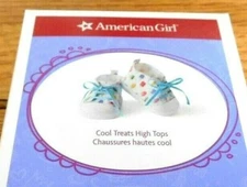 AMERICAN GIRL DOLL COOL TREATS HIGH TOP SHOES NEW IN BOX FREE SHIP SEALED 