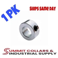 1/2" ID shaft set screw steel collar stop zinc plated 1/2 inch collars (1) pc