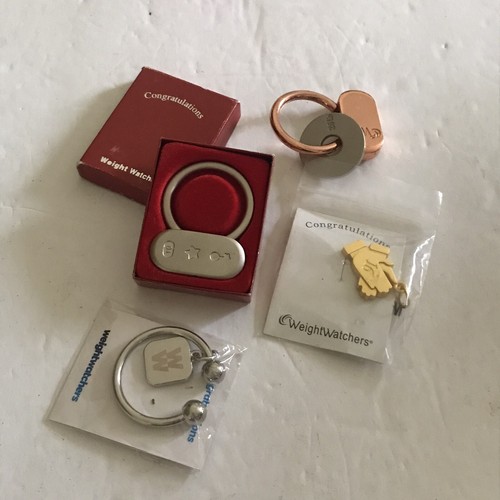 Lot of 5 Weight Charms &amp; holders milestone awards | eBay