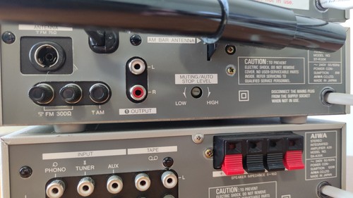 Aiwa Micro Hifi Stack System Vintage Tape Deck Tuner Amplifier *SEE VIDEO* - Picture 14 of 21