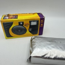 Kodak MAX One Time Use Camera 27 Exp with Power Flash - Expired 10/2003 - Sealed