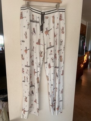 Women s P.J. Salvage Dog Musician pajama pants size XL lounge sleepwear
