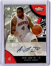 2007-08 Finest #95 Acie Law IV Rookie Autographs Refractors