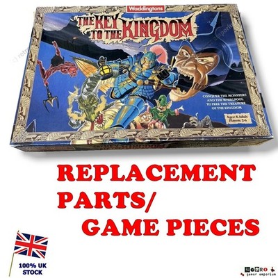 Key To The Kingdom Spiel 1990 Waddingtons - Ersatzteile / Replacement Parts Pieces