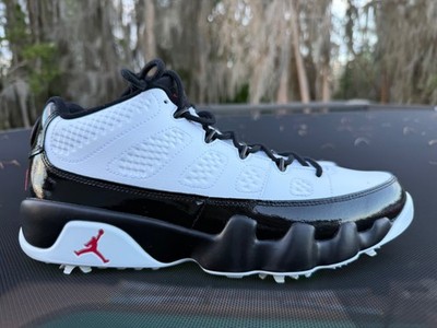 NEW Jordan 9 Retro Low Golf White Black True Red Size 12 (FJ5934