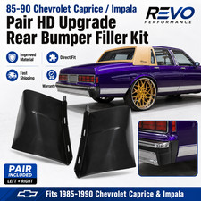  85-90 Chevrolet Caprice Impala Pair Hd Upgrade Rear Bumper Filler Kit