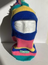 Pullover uomo vintage maschera sci multicolore anni 80 duca di baruz