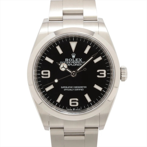 Rolex EXPLORER 36 124270 SS SS AT black dial