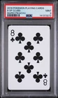 2016 POKEMON PLAYING CARDS MARIO PIKACHU 8 OF CLUBS PSA 9