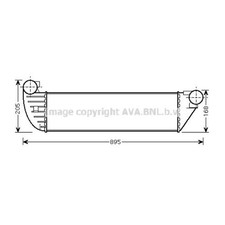 Ladeluftkühler für Renault Espace IV JK0/1_ Laguna II BG0/1_ Grandtour KG0/1_ 