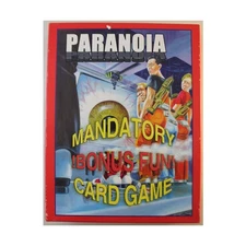 Mongoose Paranoia XP Mandatory Bonus Fun Card Game Box VG/EX