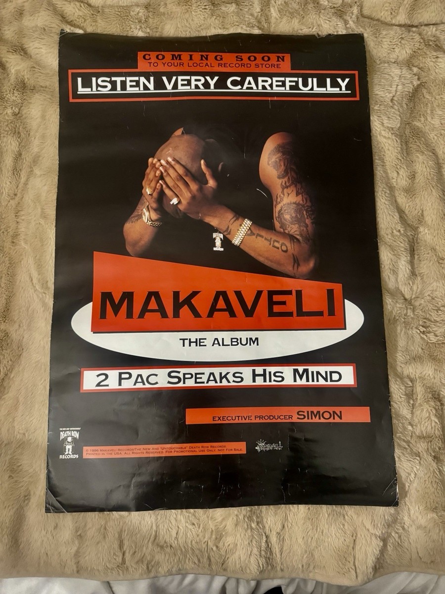 DEATH ROW POSTER COLLECTION: MAKAVELI~TUPAC~ WELCOME TO DEATH ROW