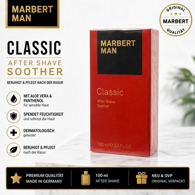 Marbert Man Classic After Shave Soother 100 ml Neu Original OVP