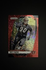 2024 Panini Prizm - Rookies Kris Jenkins #364 Red No Huddle Prizm /75 (RC)